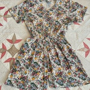 Womens cottage core 90s romper